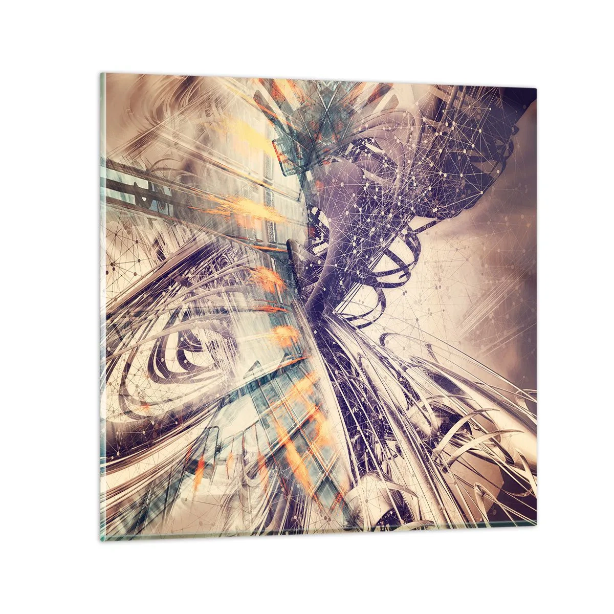 Impression sur verre - Image sur verre - En grande hâte - 30x30 cm