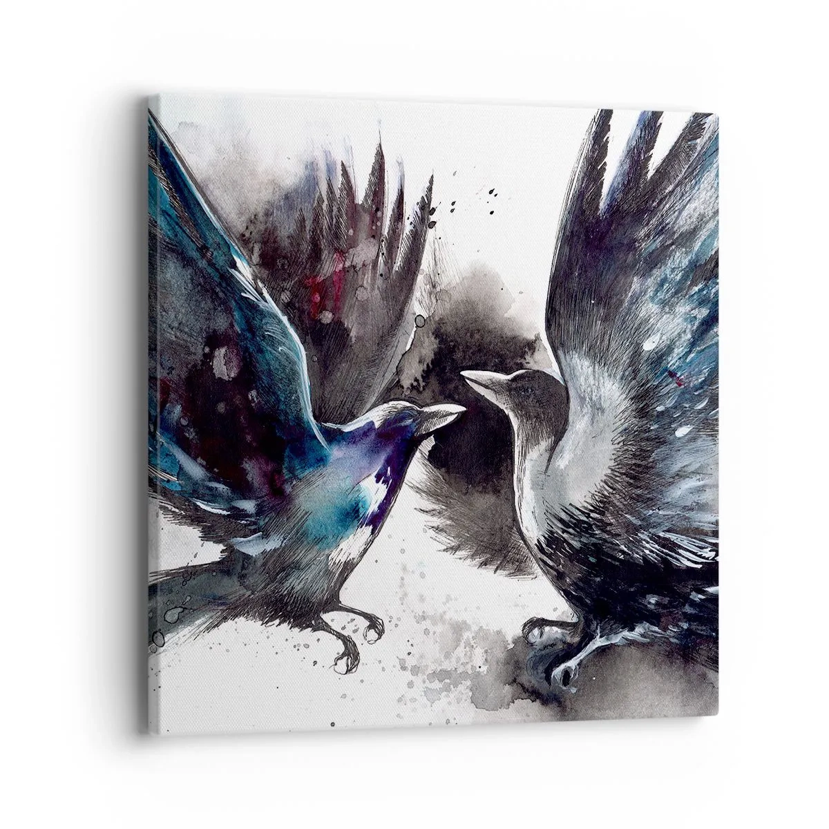 Impression sur toile - Image sur toile - Le corbeau des corbeaux - 40x40 cm