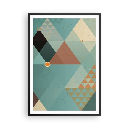 Affiche dans un cadre noir - Poster - Unité de la multiplicité, multiplicité de l'unité - 70x100 cm