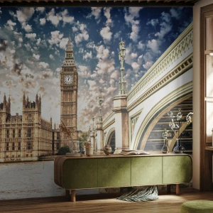 Papier peint sur mesure Premium Canvas - Nuages 