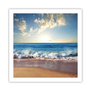 Affiche - Poster - Mouvement et immobilité à la fois - 60x60 cm