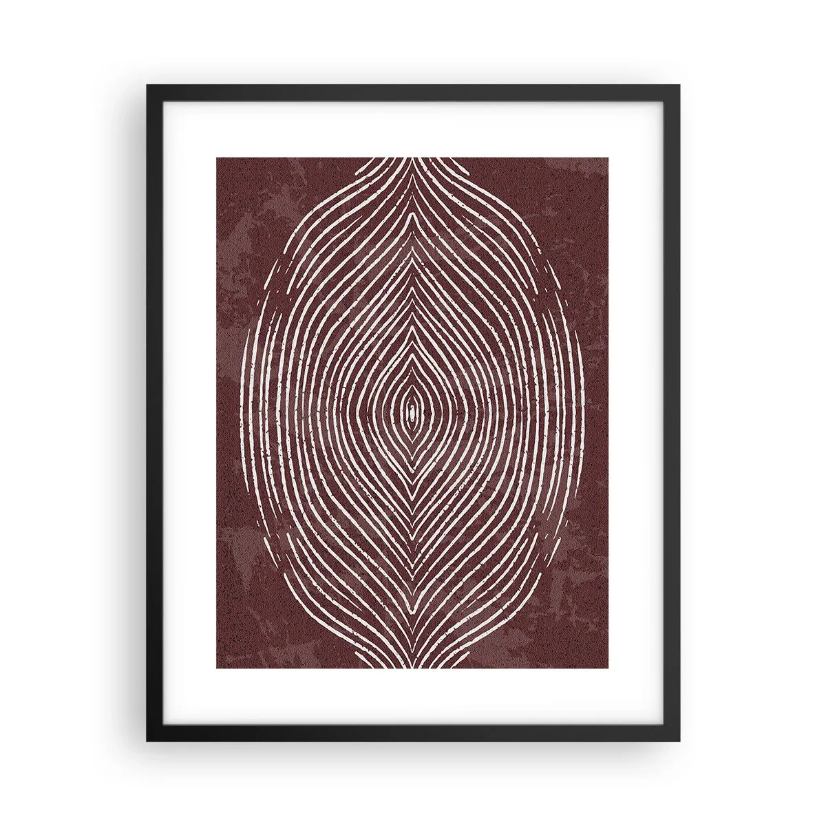 Affiche dans un cadre noir - Poster - L'espace parle - 40x50 cm