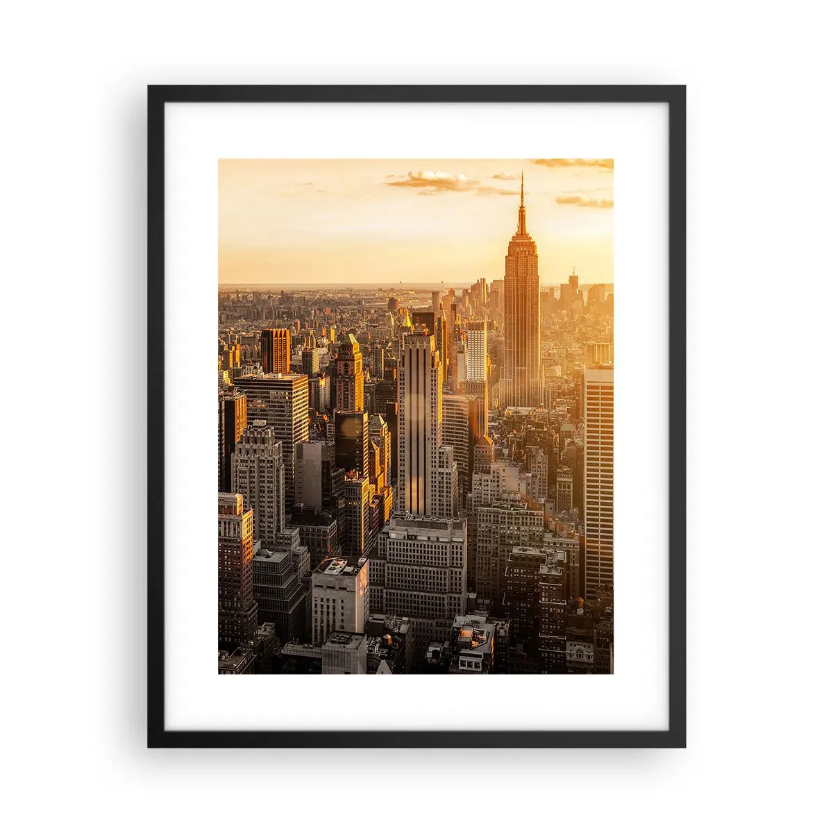 Affiche dans un cadre noir - Poster - Grandir au soleil - 40x50 cm