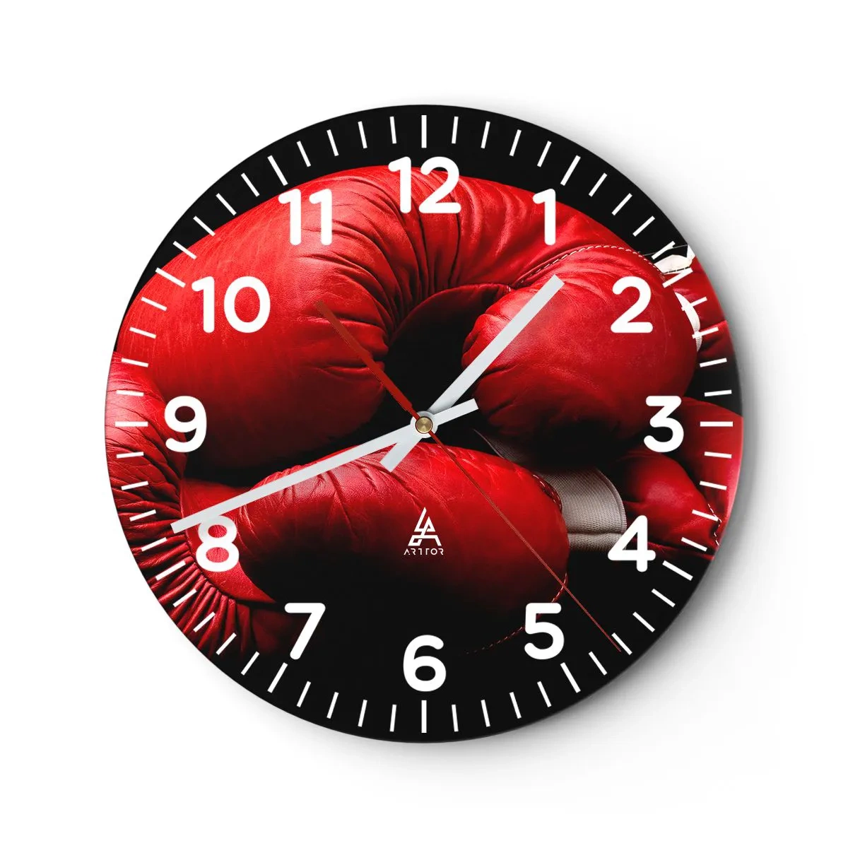 Horloge murale - Pendule murale - Les émotions du combat sont derrière nous - 40x40 cm