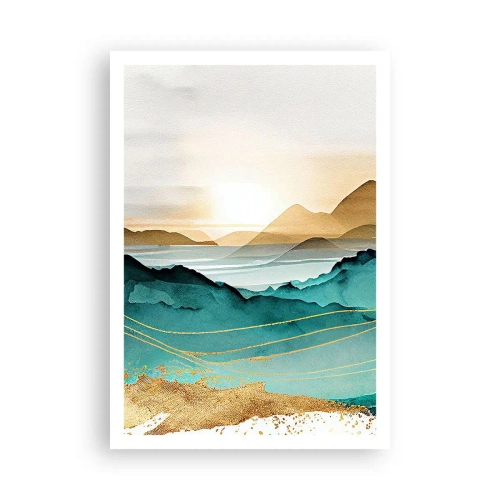 Affiche - Poster - Au frontière de l’abstraction – paysage - 70x100 cm