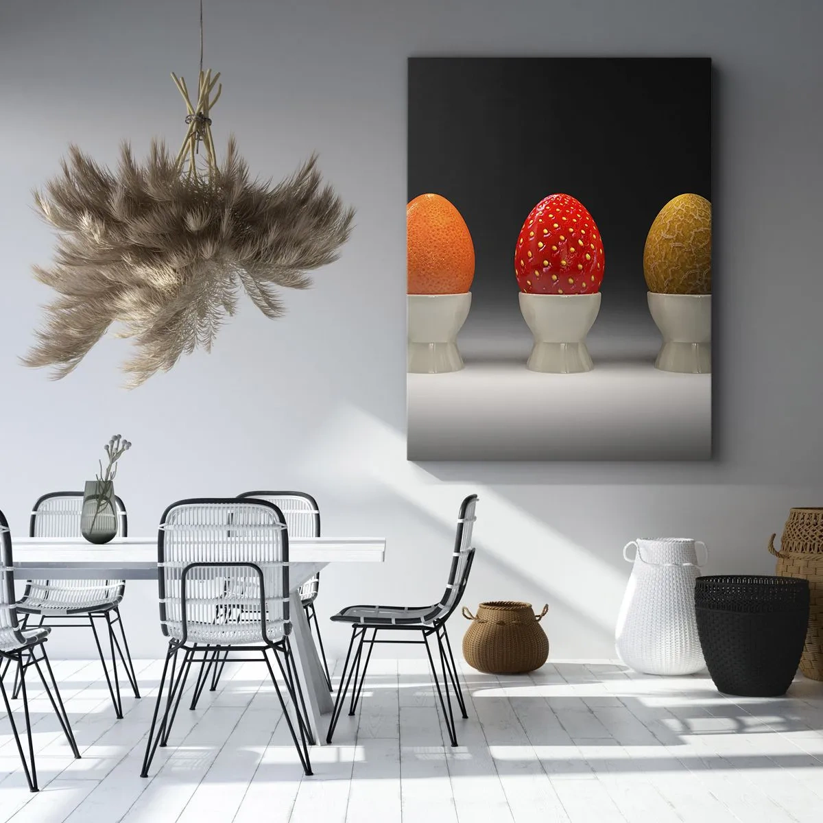 Impression sur toile - Image sur toile - Petit-déjeuner fruité - 55x100 cm
