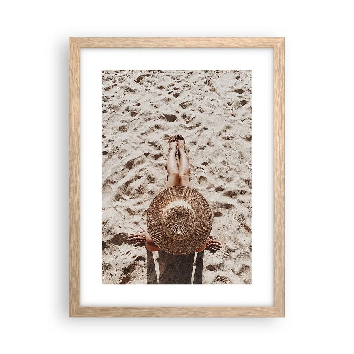 Affiche dans un chêne clair - Poster - Moment de rêve - 30x40 cm