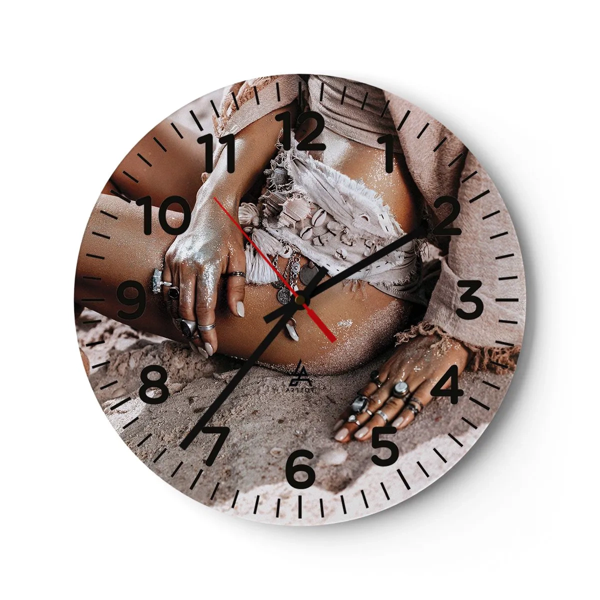 Horloge murale - Pendule murale - Rejeté par la vague? - 30x30 cm