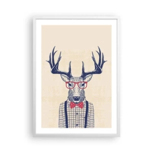 Affiche dans un cadre blanc - Poster - Une extravagance amusante - 50x70 cm