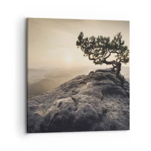 Impression sur toile - Image sur toile - La vie gagne toujours - 70x70 cm