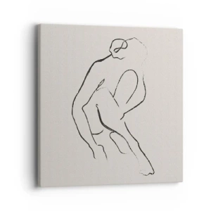 Impression sur toile - Image sur toile - Croquis intime - 40x40 cm