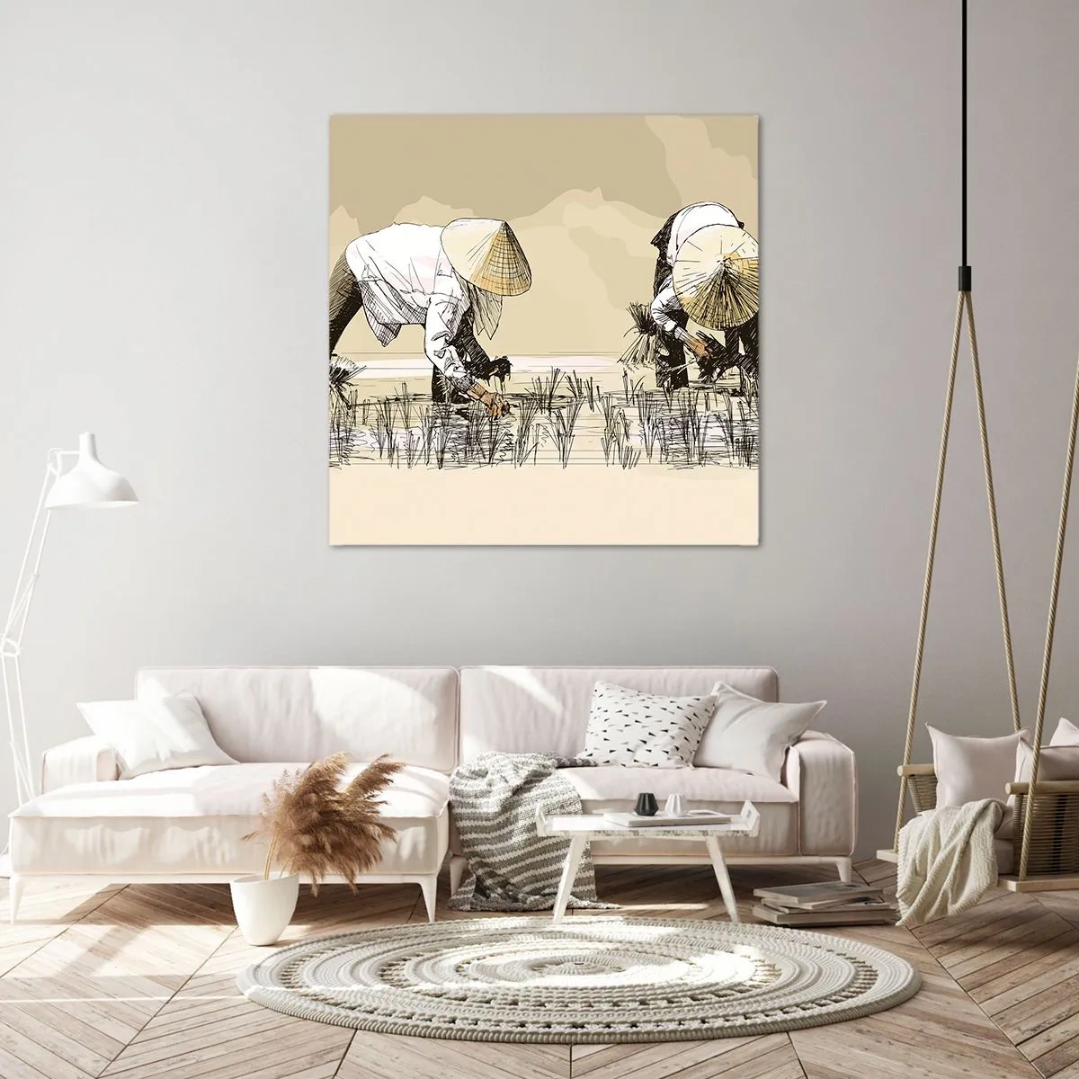 Impression sur toile - Image sur toile - Récolte réussie - 50x50 cm