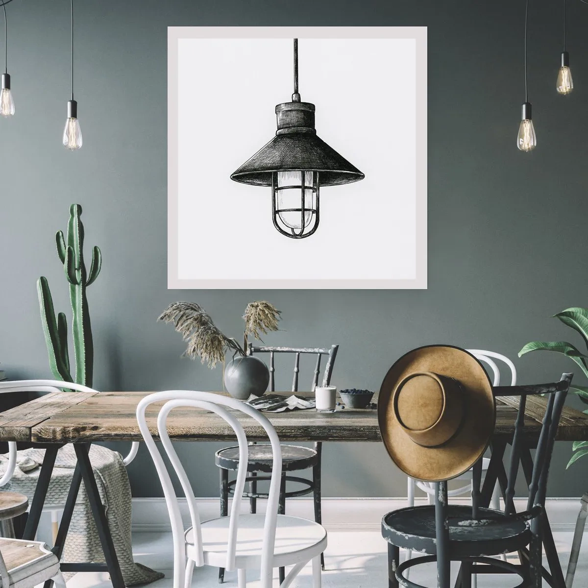 Affiche - Poster - Comme il y a des années… - 50x50 cm