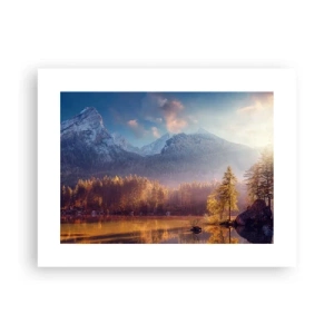 Affiche - Poster - Dans les montagnes et les vallées - 40x30 cm