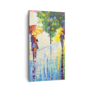 Impression sur toile - Image sur toile - Et tout est clair - 45x80 cm