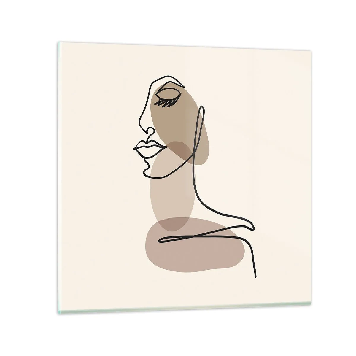 Impression sur verre - Image sur verre - S'écouter - 40x40 cm