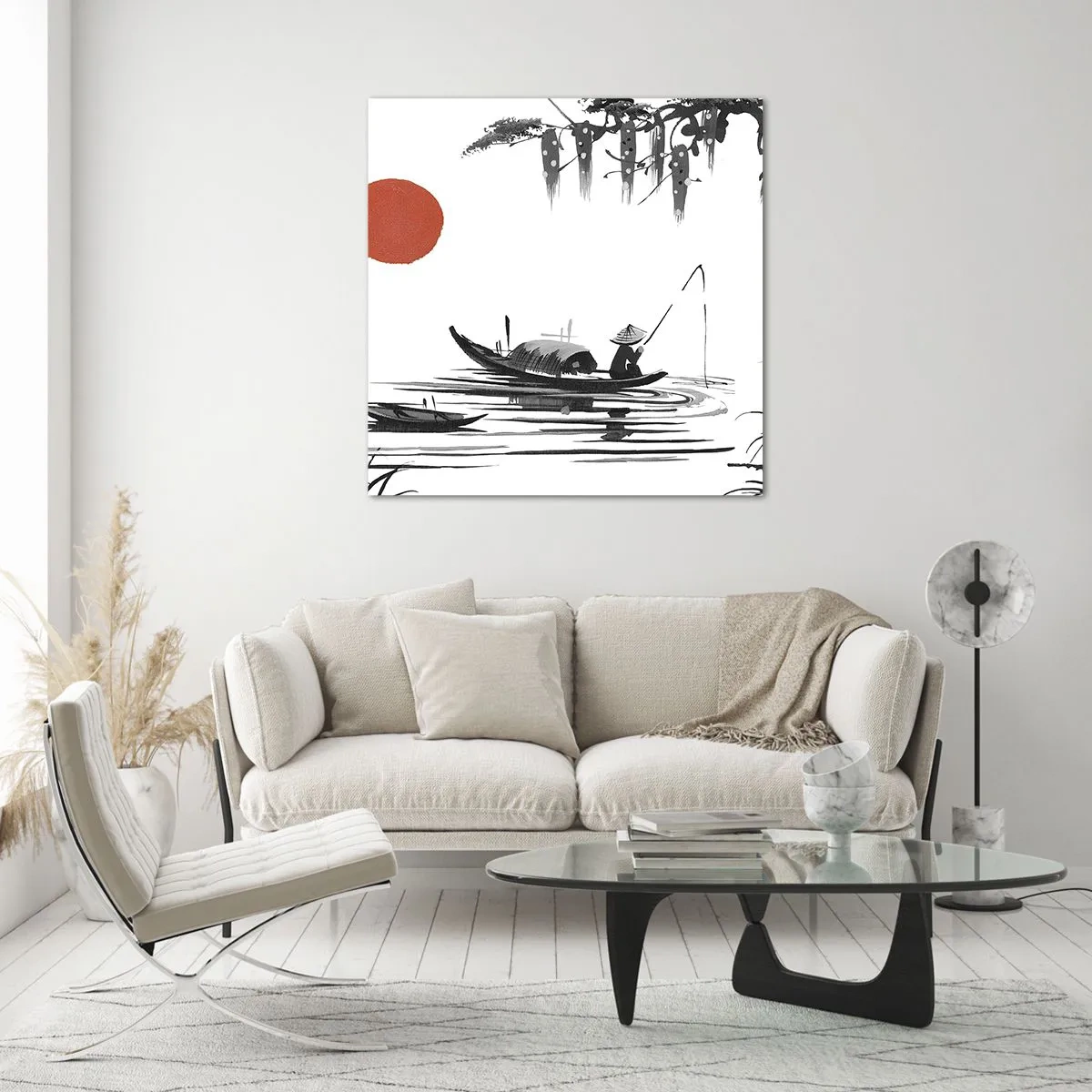 Impression sur verre - Image sur verre - Après-midi asiatique - 50x50 cm