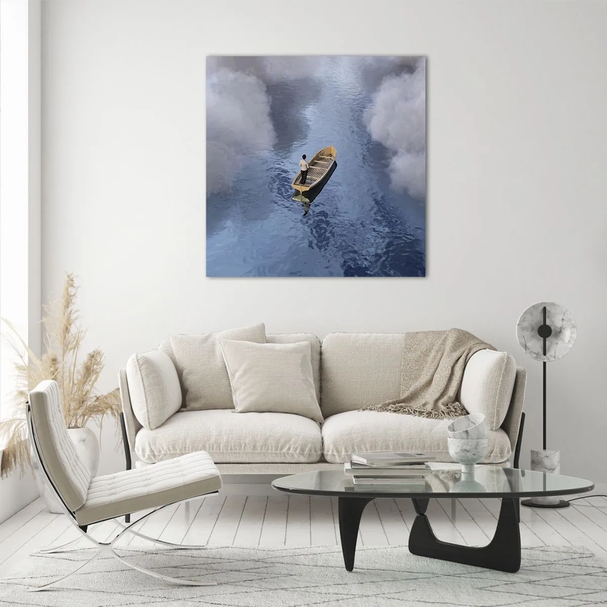 Impression sur verre - Image sur verre - Vie – voyage – inconnu - 70x70 cm