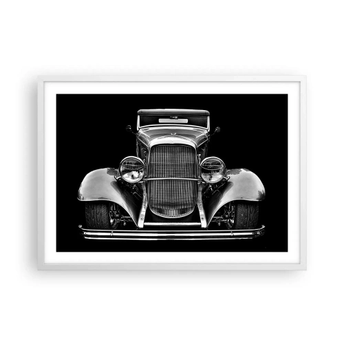 Affiche dans un cadre blanc - Poster - Un vrai gentleman - 70x50 cm