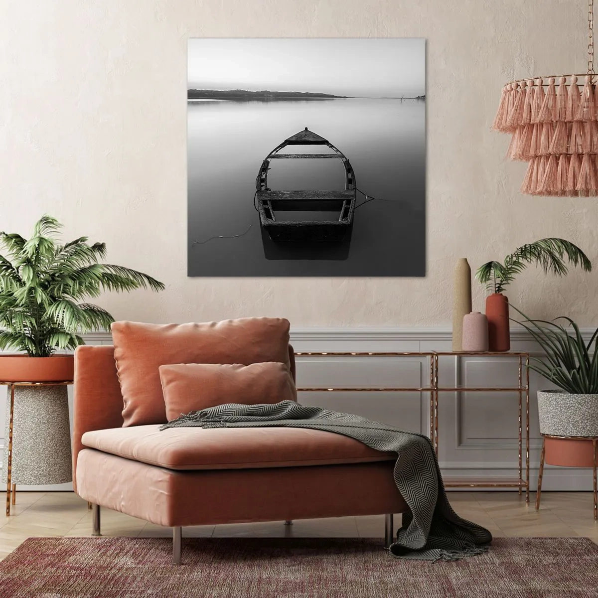 Impression sur toile - Image sur toile - Nostalgie et mélancolie - 60x60 cm