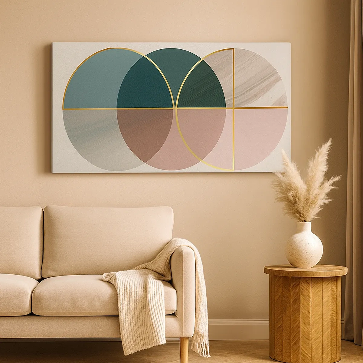 Impression sur toile - Image sur toile - Coincé en l'air - 30x30 cm