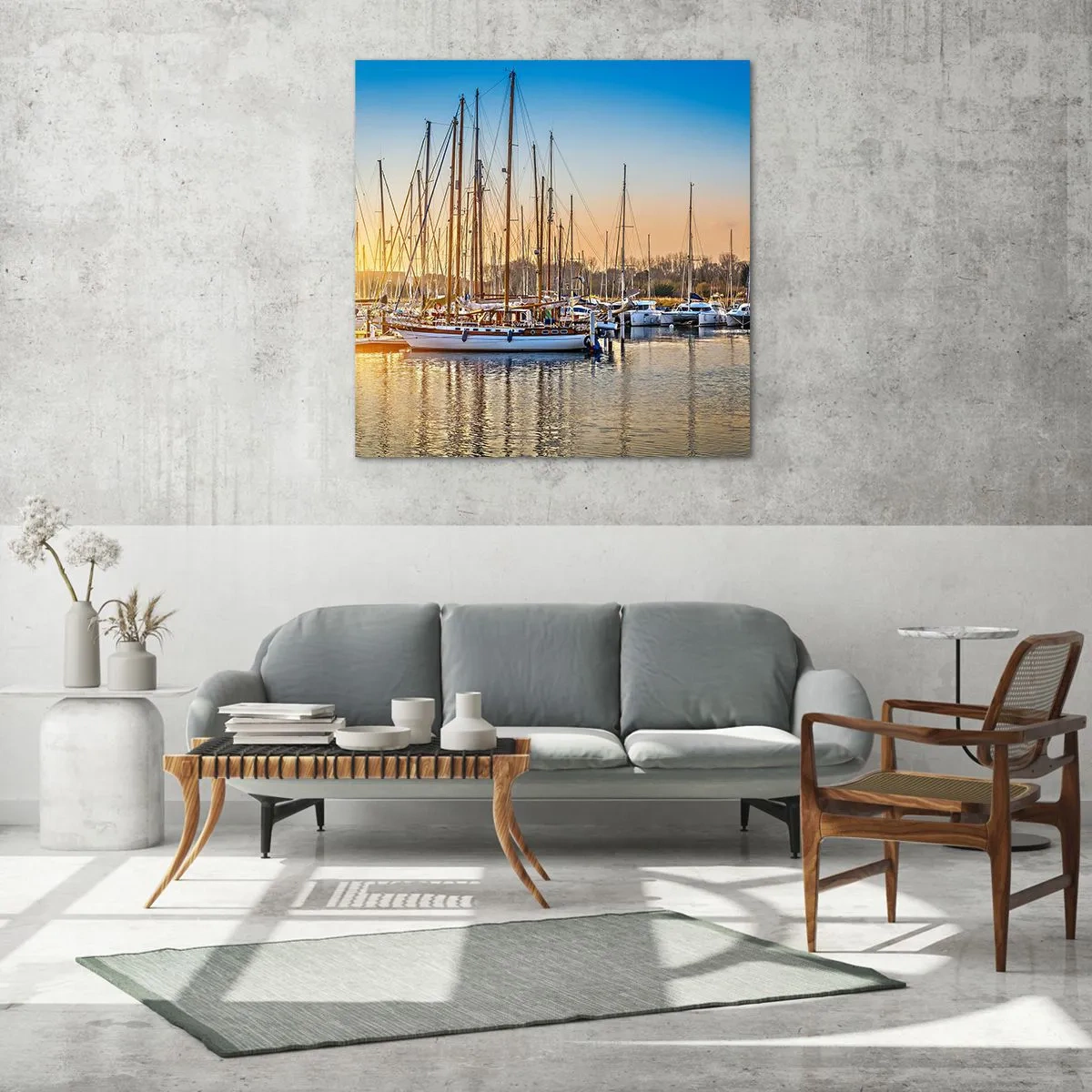 Impression sur verre - Image sur verre - Le vent aussi doit dormir - 50x50 cm