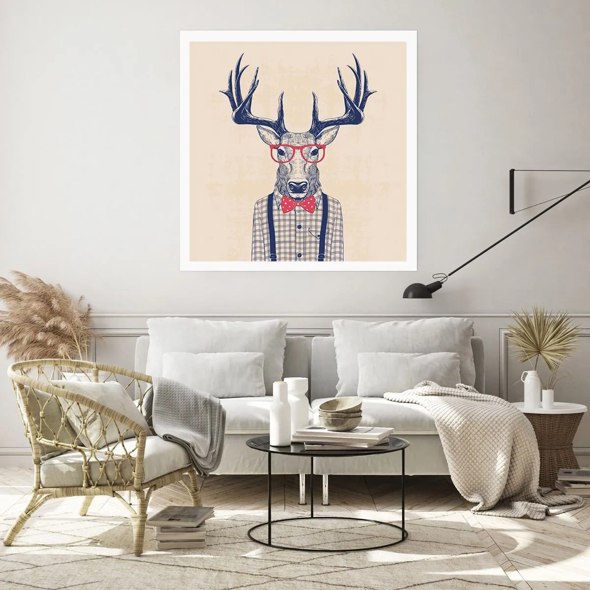 Affiche - Poster - Une extravagance amusante - 40x40 cm