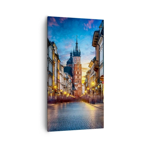 Impression sur toile - Image sur toile - La magie de Cracovie - 55x100 cm