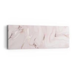 Impression sur toile - Image sur toile - Dans un châle rose - 90x30 cm