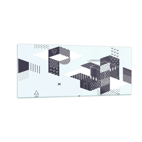 Impression sur verre - Image sur verre - Dans l'âme d'un mathématicien - 100x40 cm