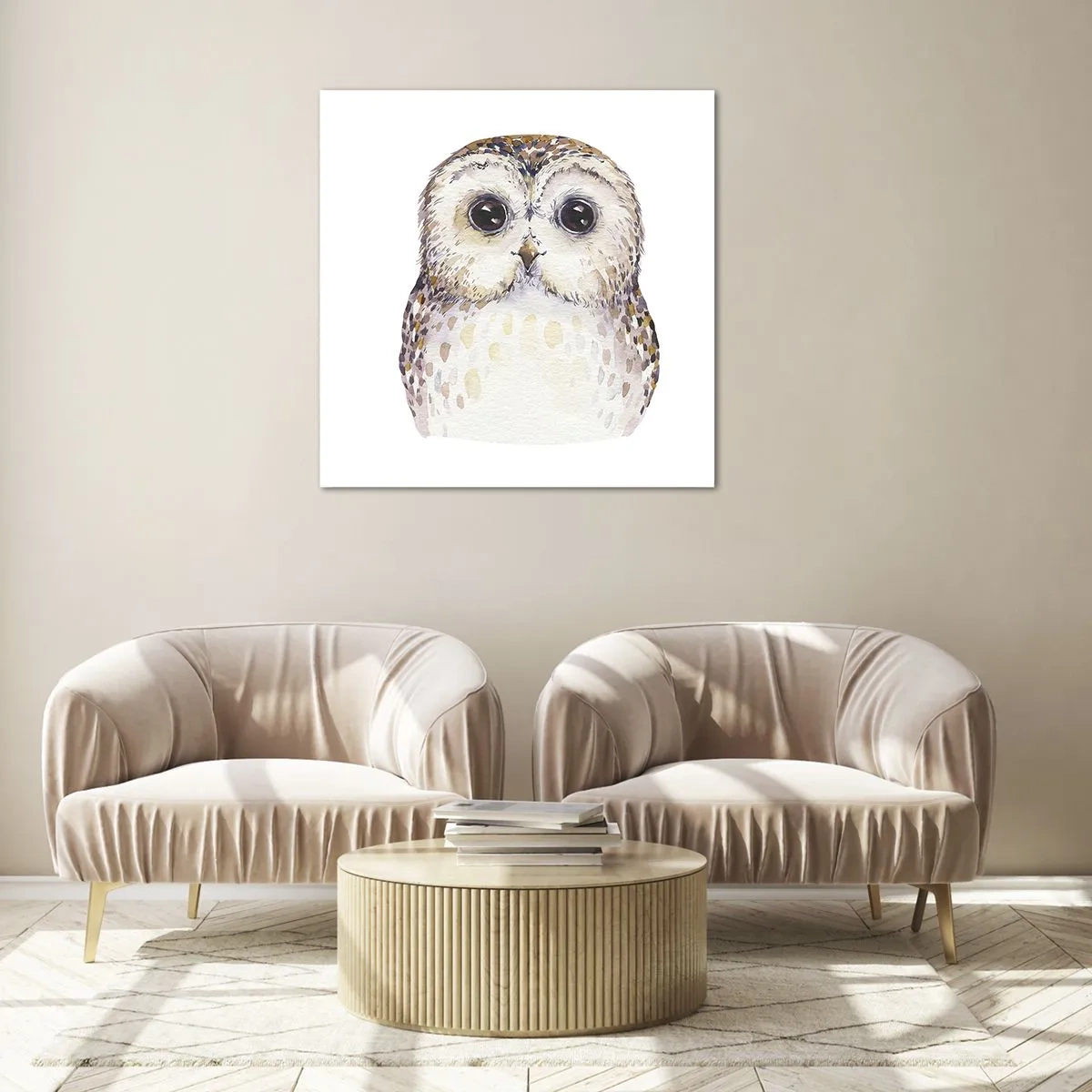 Impression sur verre - Image sur verre - Regarde-moi dans les yeux - 30x30 cm