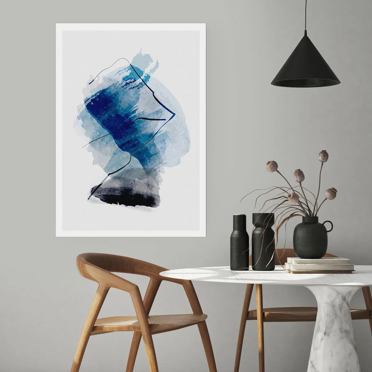 Affiche - Poster - Montagne de glace - 40x50 cm