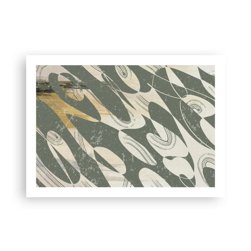 Affiche - Poster - Abstraction rythmique - 70x50 cm