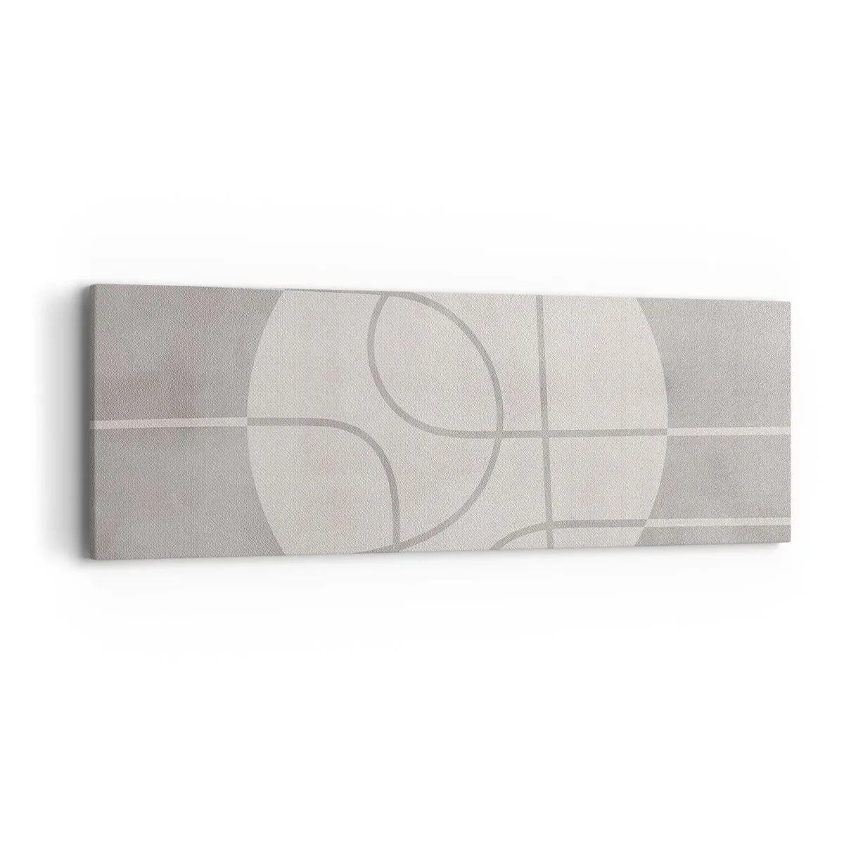 Impression sur toile - Image sur toile - Circulaire et tout droit - 90x30 cm