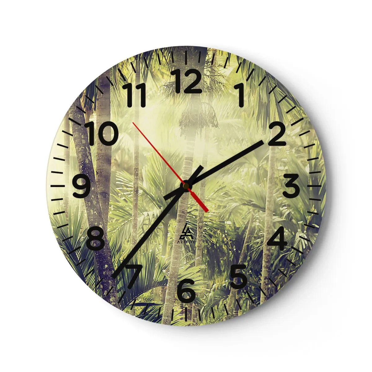 Horloge murale - Pendule murale - Nature enflammée - 40x40 cm