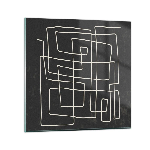 Impression sur verre - Image sur verre - Pas aussi simple - 70x70 cm