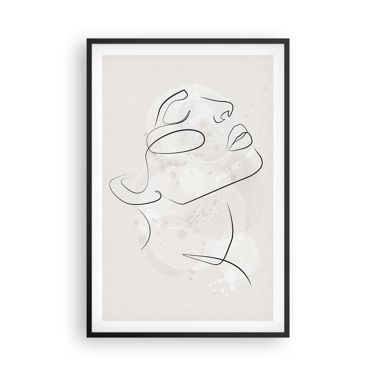 Affiche dans un cadre noir - Poster - L'esquisse d'un rêve - 61x91 cm