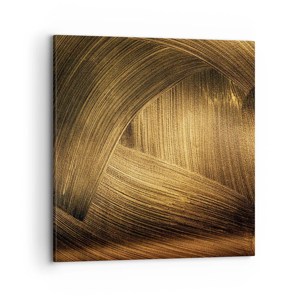 Impression sur toile - Image sur toile - Dans un labyrinthe en or - 70x70 cm