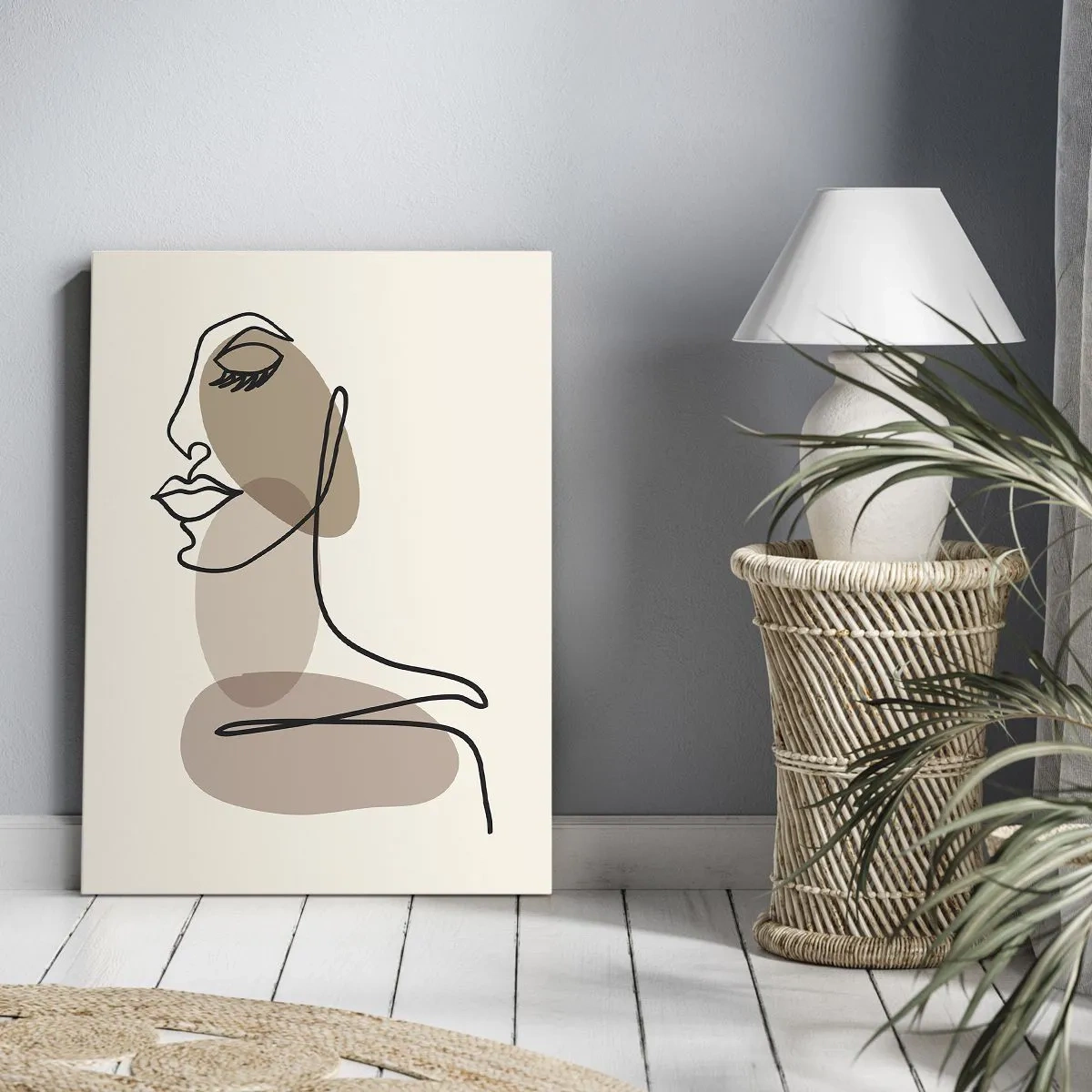 Impression sur toile - Image sur toile - Une certaine ligne de beauté - 55x100 cm