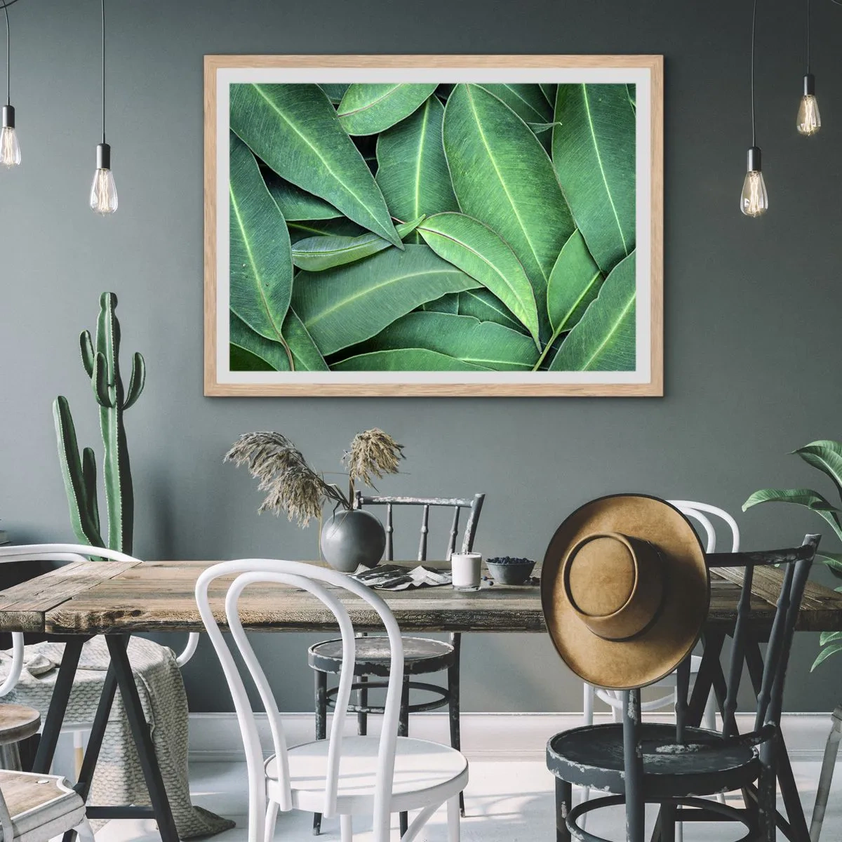 Affiche dans un chêne clair - Poster - Juteux et frais - 70x50 cm