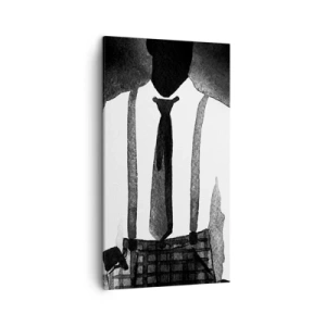 Impression sur toile - Image sur toile - Ambiance noire - 45x80 cm