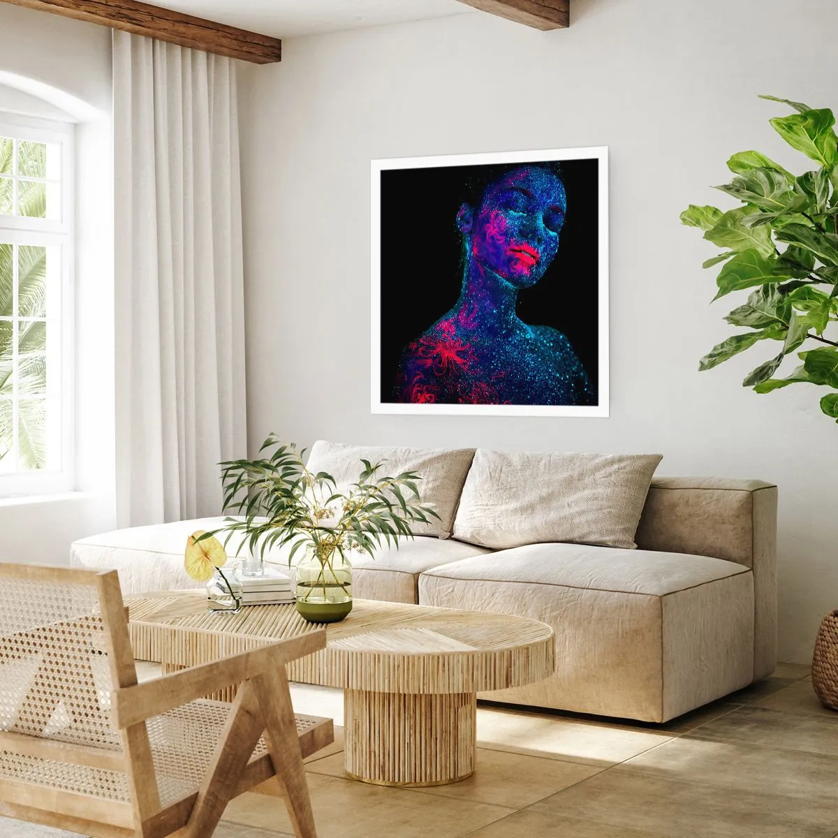 Affiche - Poster - Dans la poussière d'étoiles - 50x50 cm