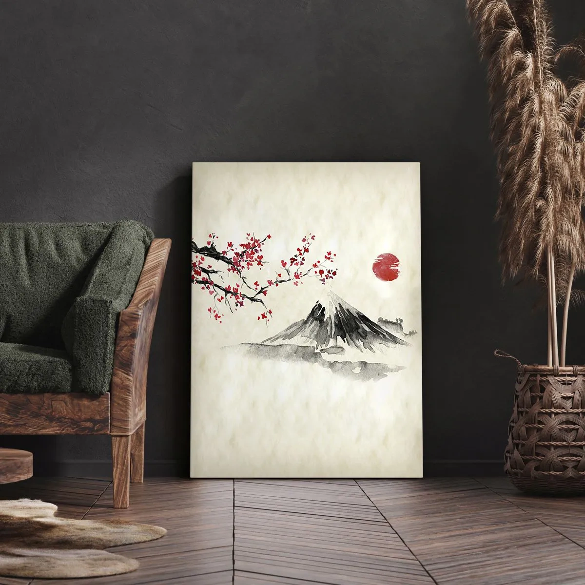 Impression sur toile - Image sur toile - Tomber amoureux du Japon - 65x120 cm