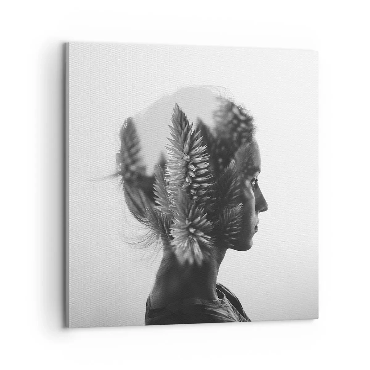 Impression sur toile - Image sur toile - Dame de la pinède - 60x60 cm