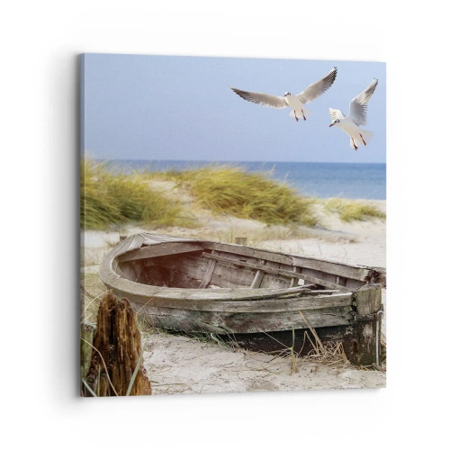 Impression sur toile - Image sur toile - Bain de vent - 70x70 cm