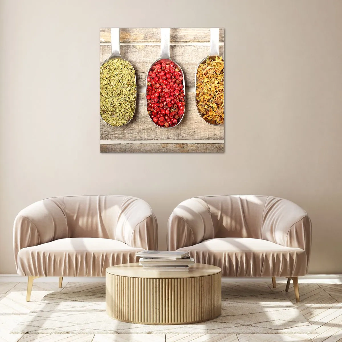 Impression sur verre - Image sur verre - Magie de la cuisine - 40x40 cm