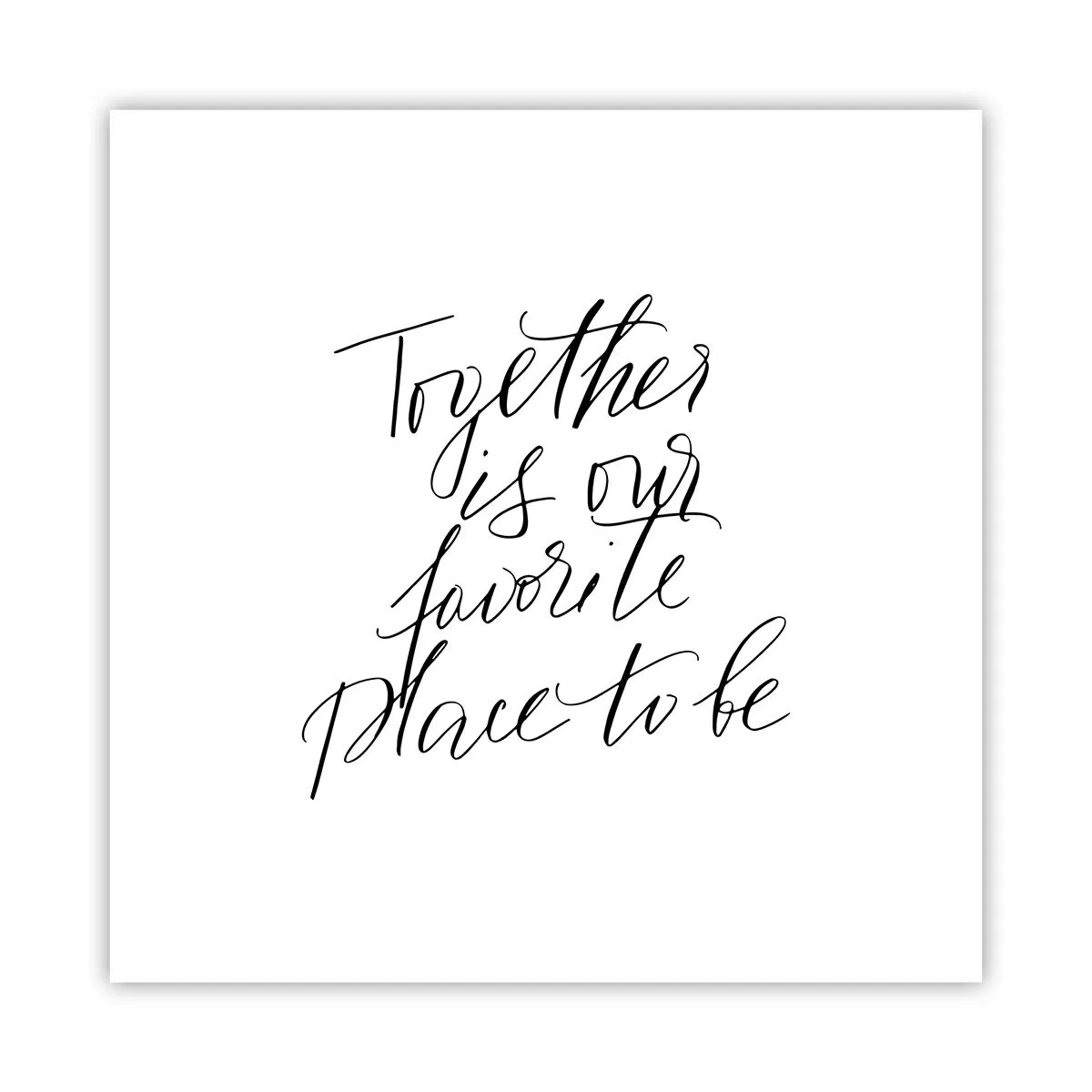 Affiche - Poster - Vous aussi vous le sentez? - 40x40 cm