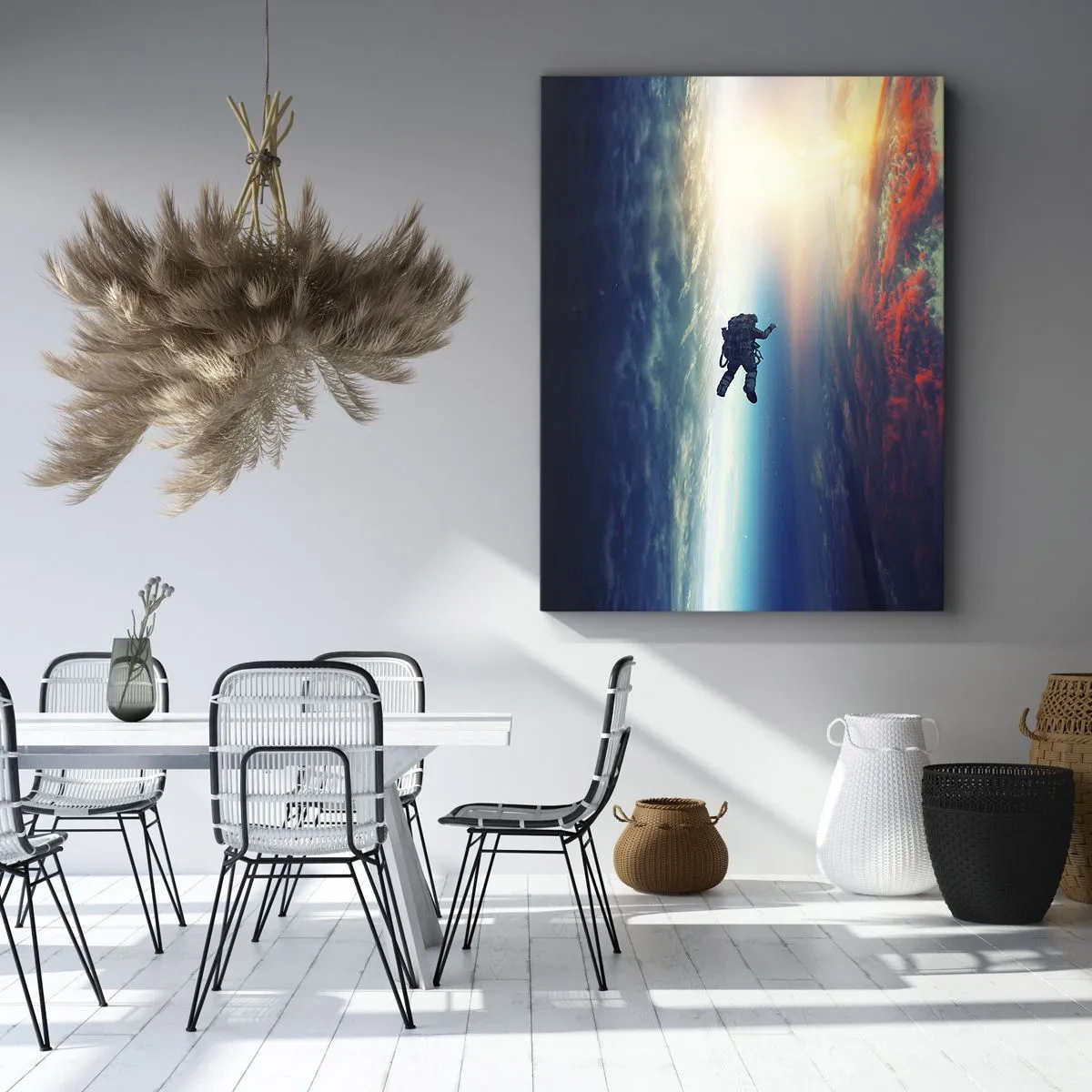 Impression sur toile - Image sur toile - Affronter l'univers - 65x120 cm