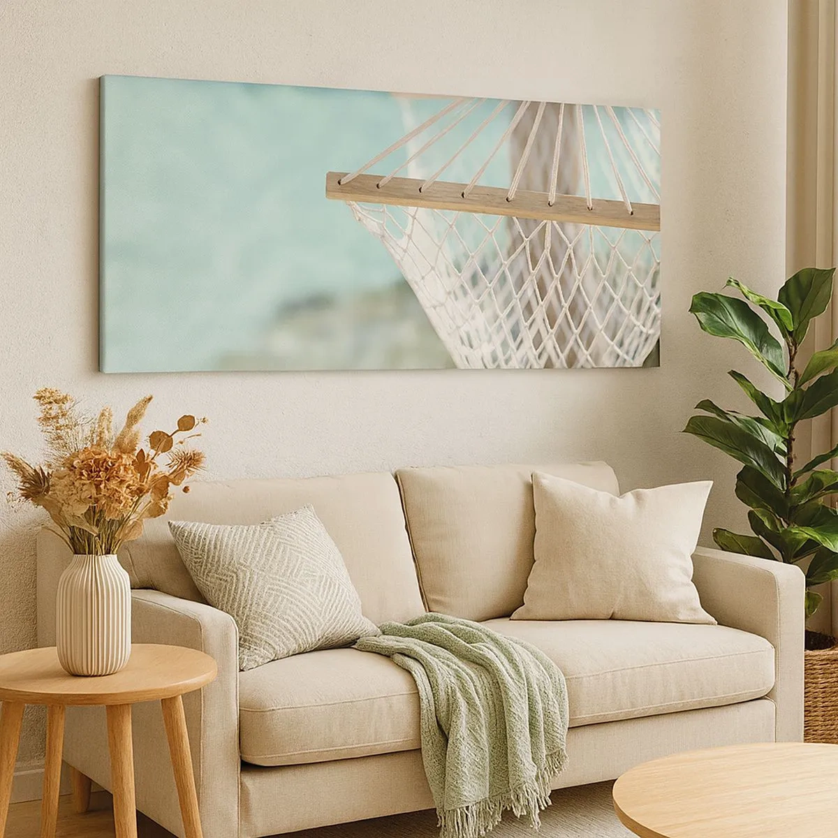 Impression sur toile - Image sur toile - Le temps de la détente - 100x40 cm