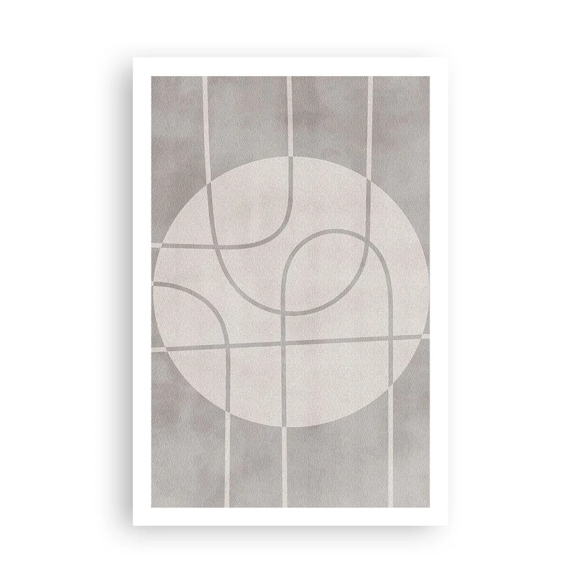 Affiche - Poster - Circulaire et tout droit - 61x91 cm